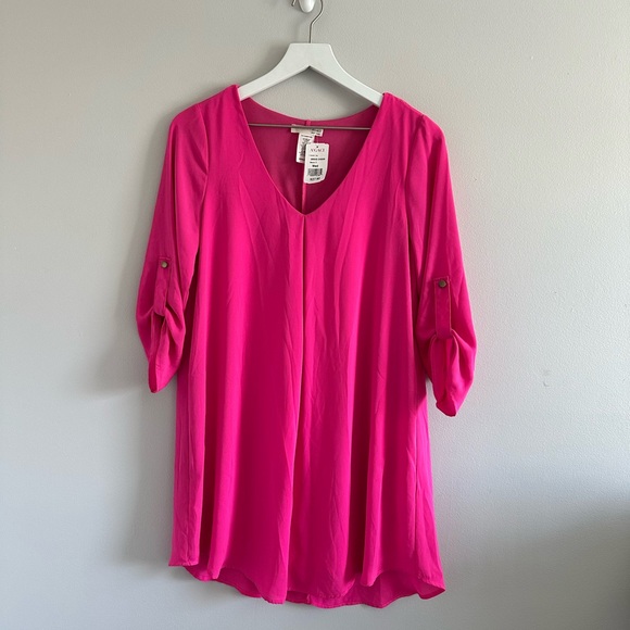 a'gaci Dresses & Skirts - A'Gaci Hot Pink Dress Size M NWT